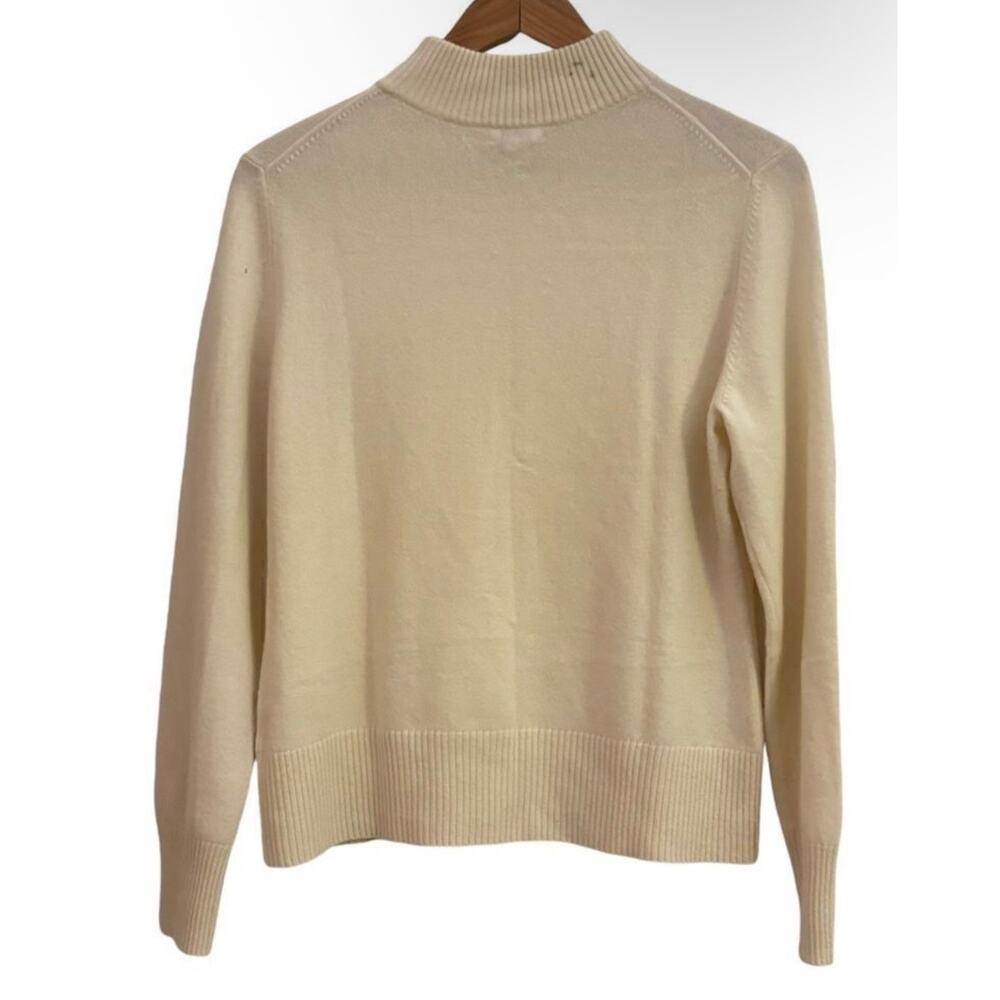 Investments Fine Cashmere 100% Cashmere Sweater Beige Minimalist Quiet Luxury View 3